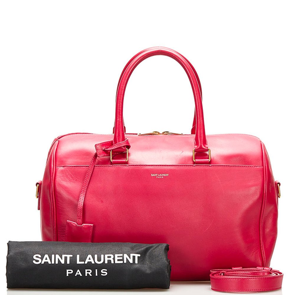 Saint Laurent Classic Duffle 6 Handbag Shoulder Bag 322049 Barbie pink